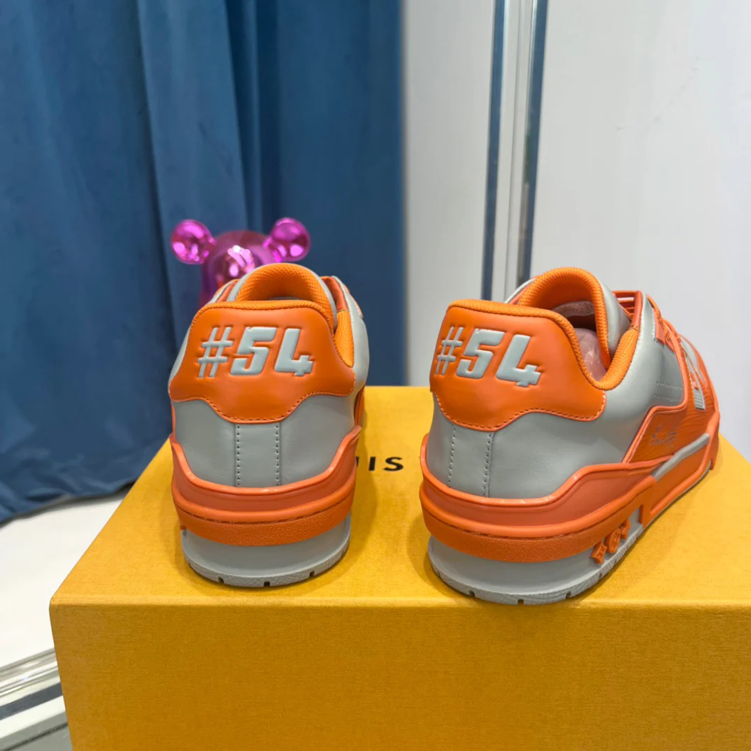 Green grey, Orange grey and Black grey Shoes