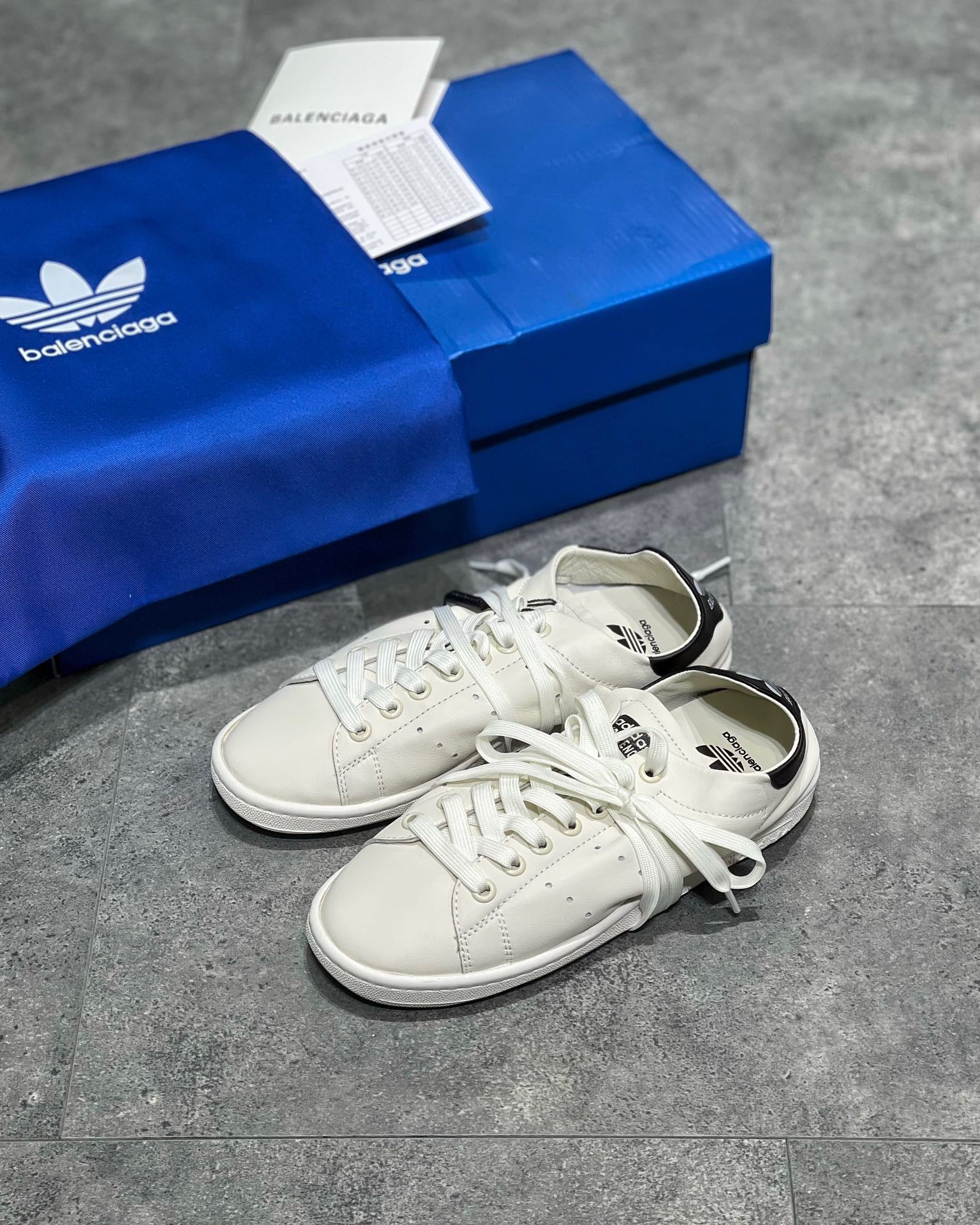 Black, White black and White green Shoes