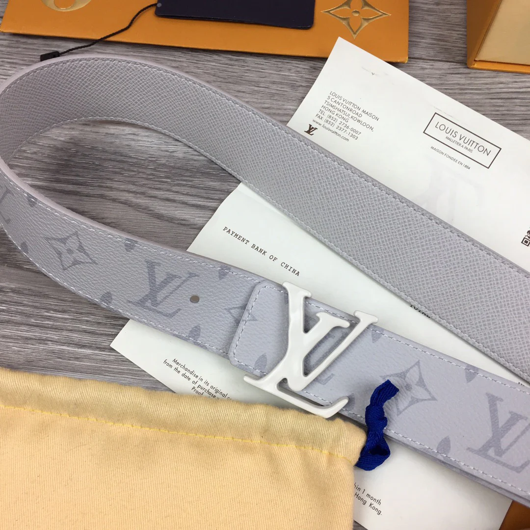 Black, Grey, Light Green And Blue Belts