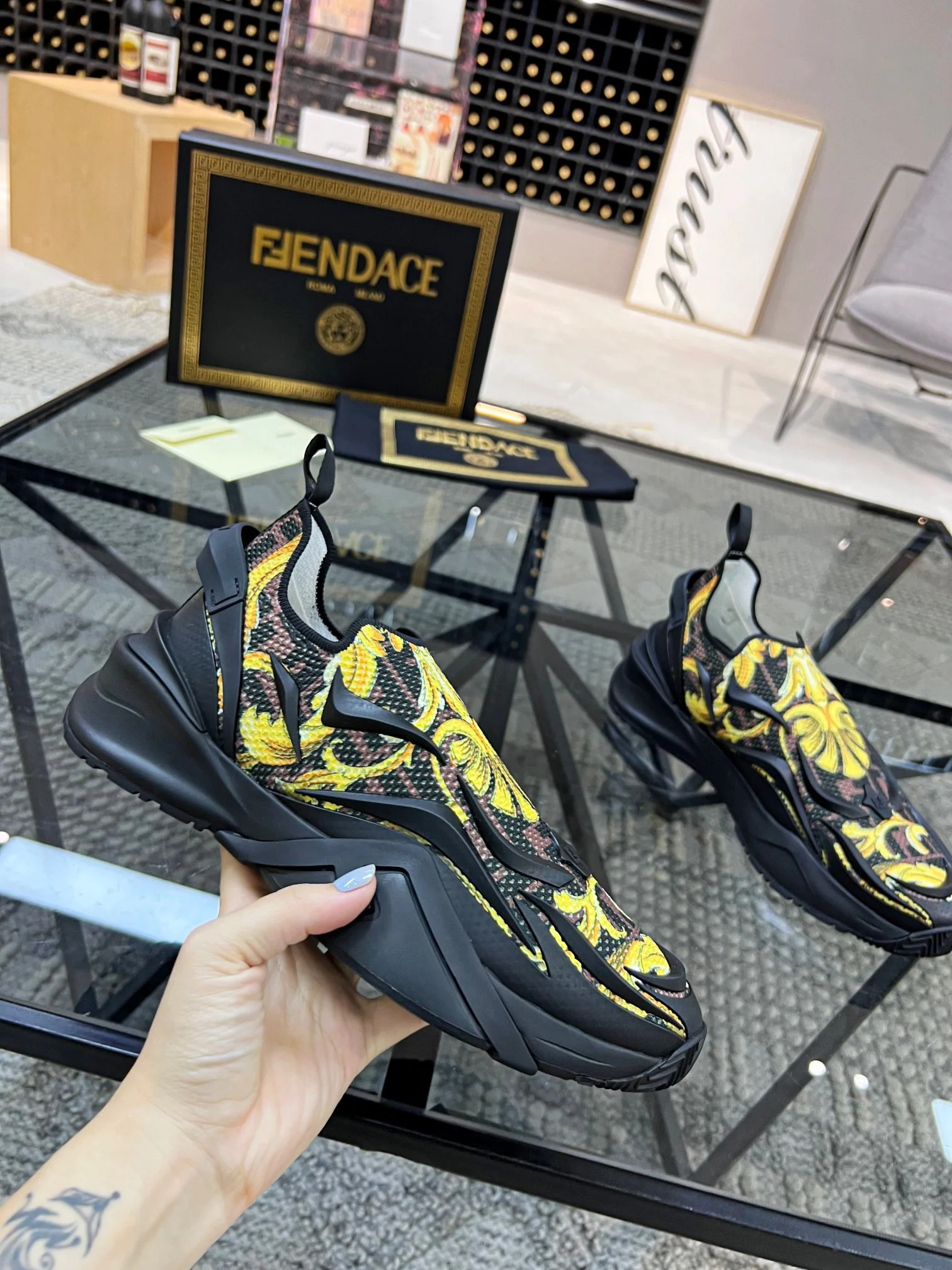 Black and White Shoes