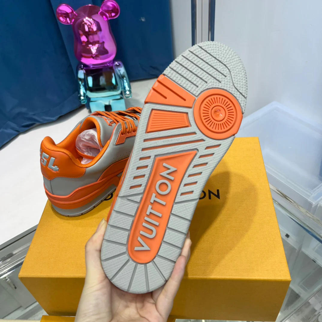 Green grey, Orange grey and Black grey Shoes