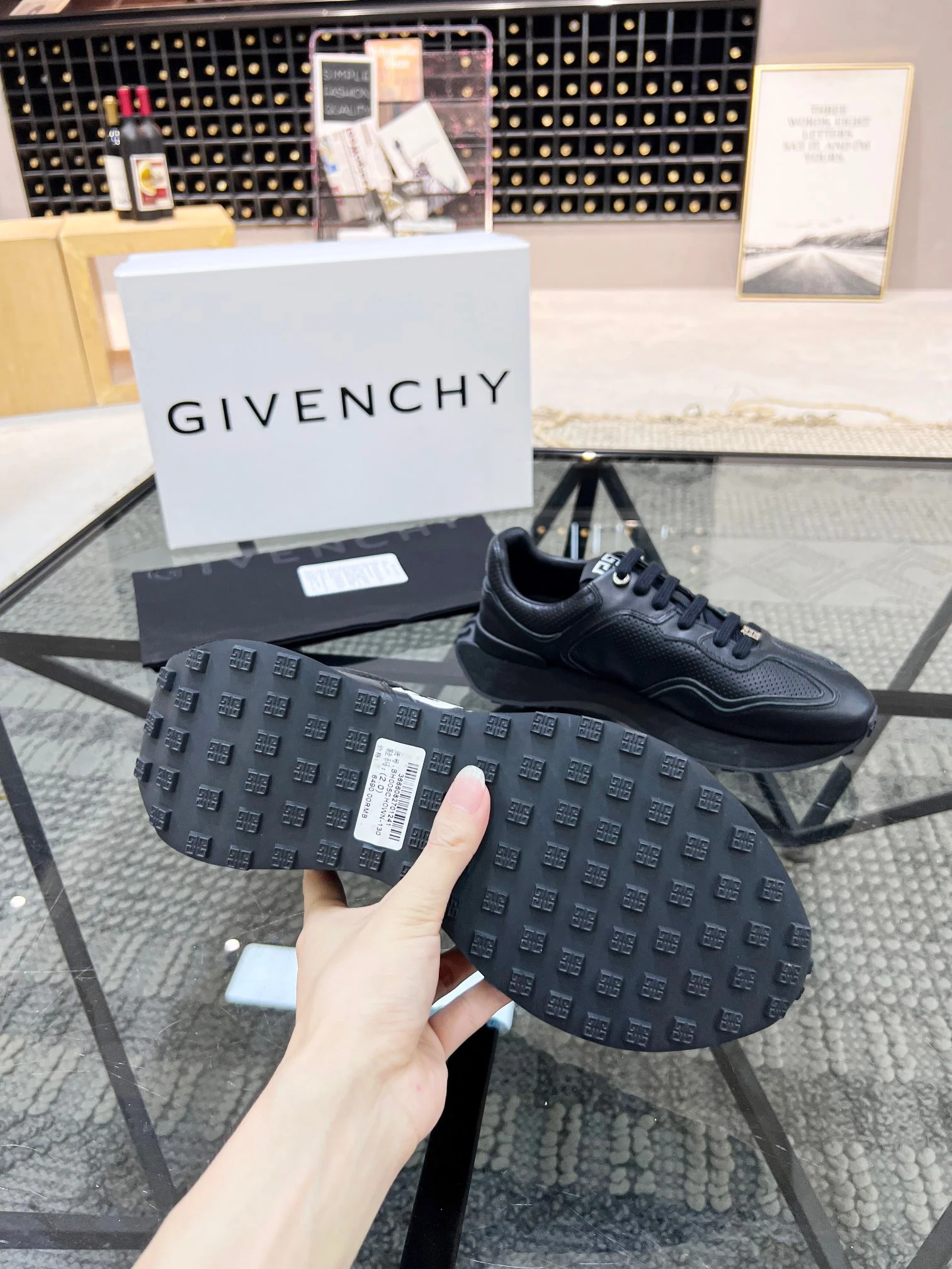 Black and white Shoes