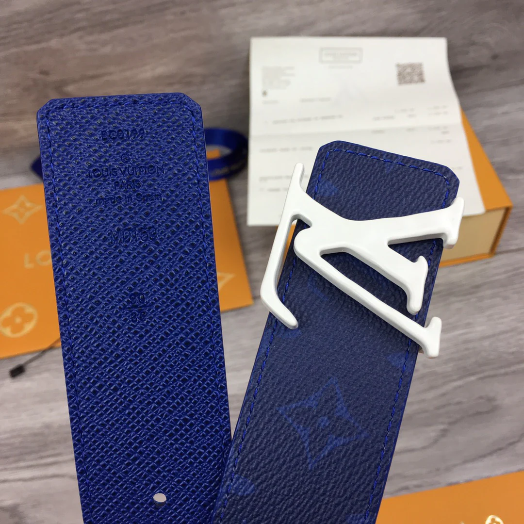 Black, Grey, Light Green And Blue Belts