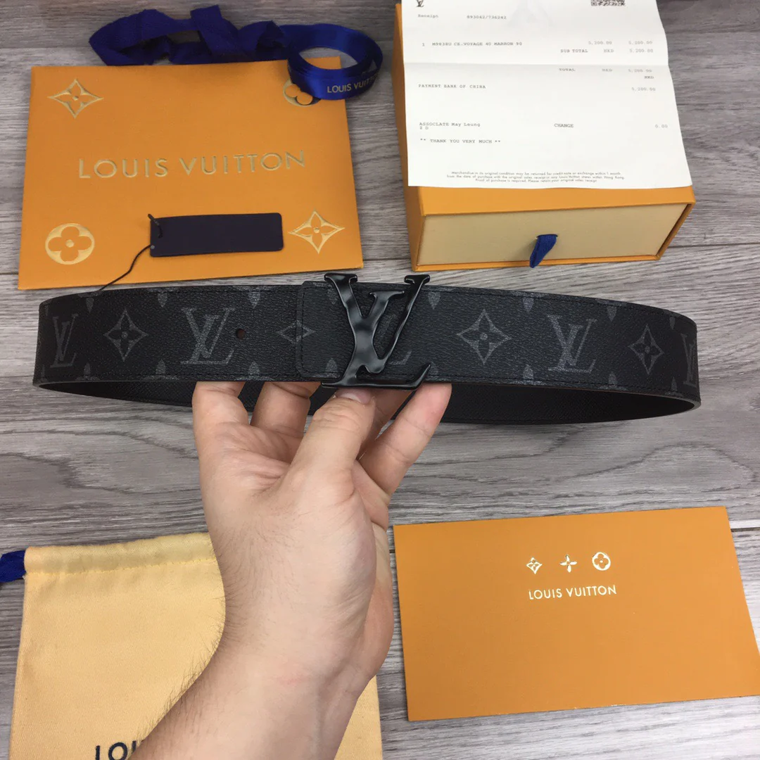 Black, Grey, Light Green And Blue Belts