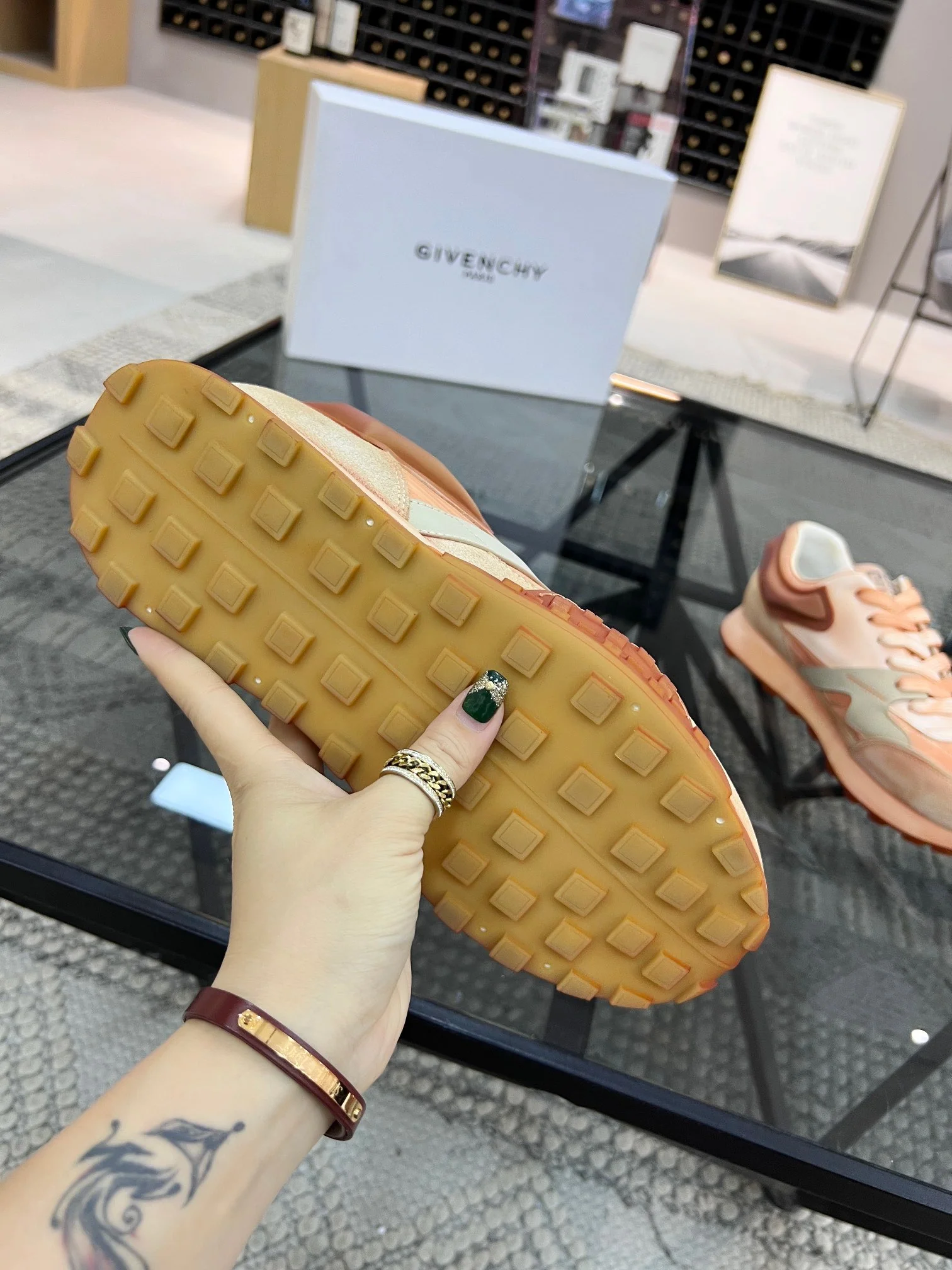 Orange, Light green, Yellow, White and Light Blue Shoes