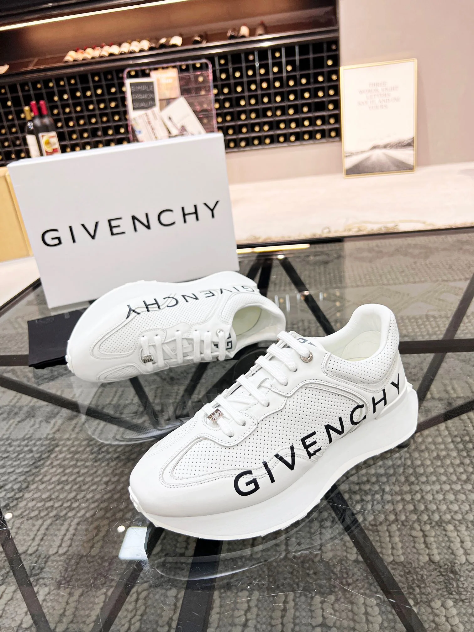 Black and white Shoes