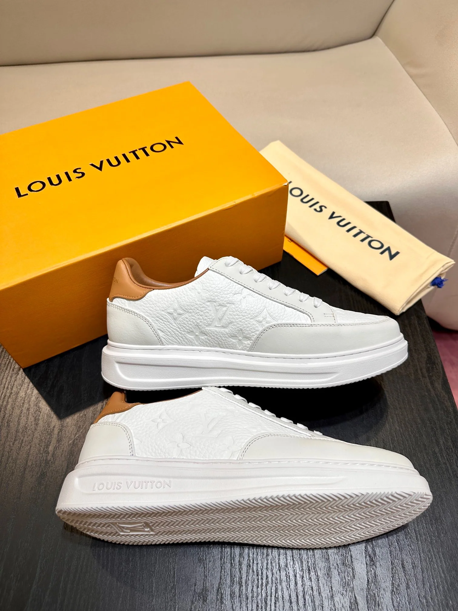 White and Black Shoes