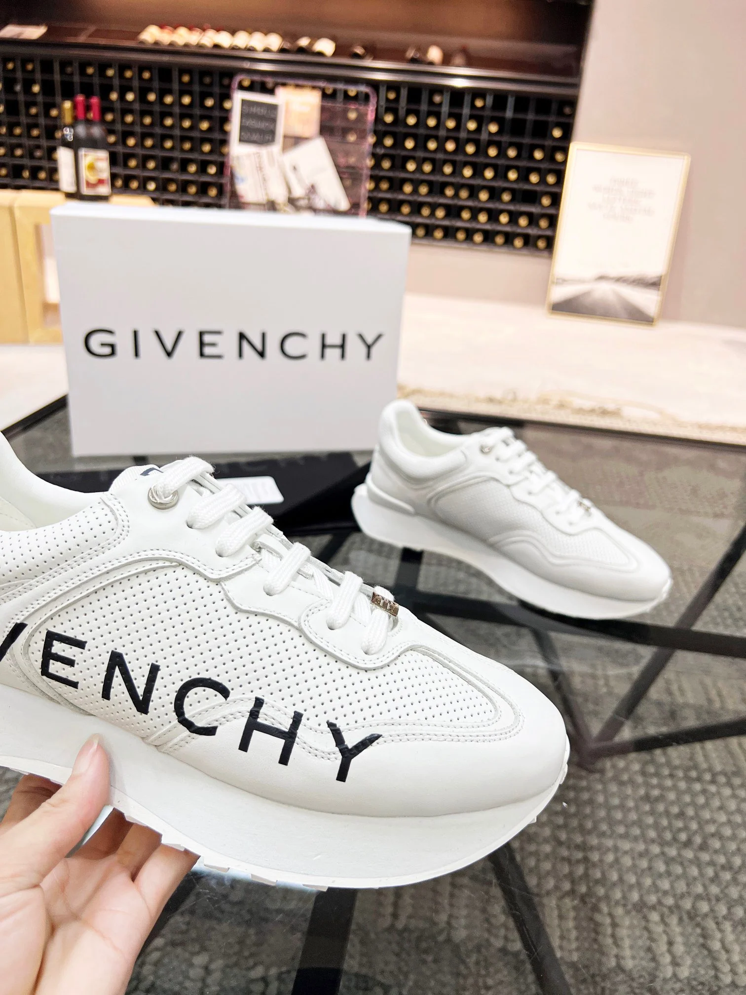 Black and white Shoes