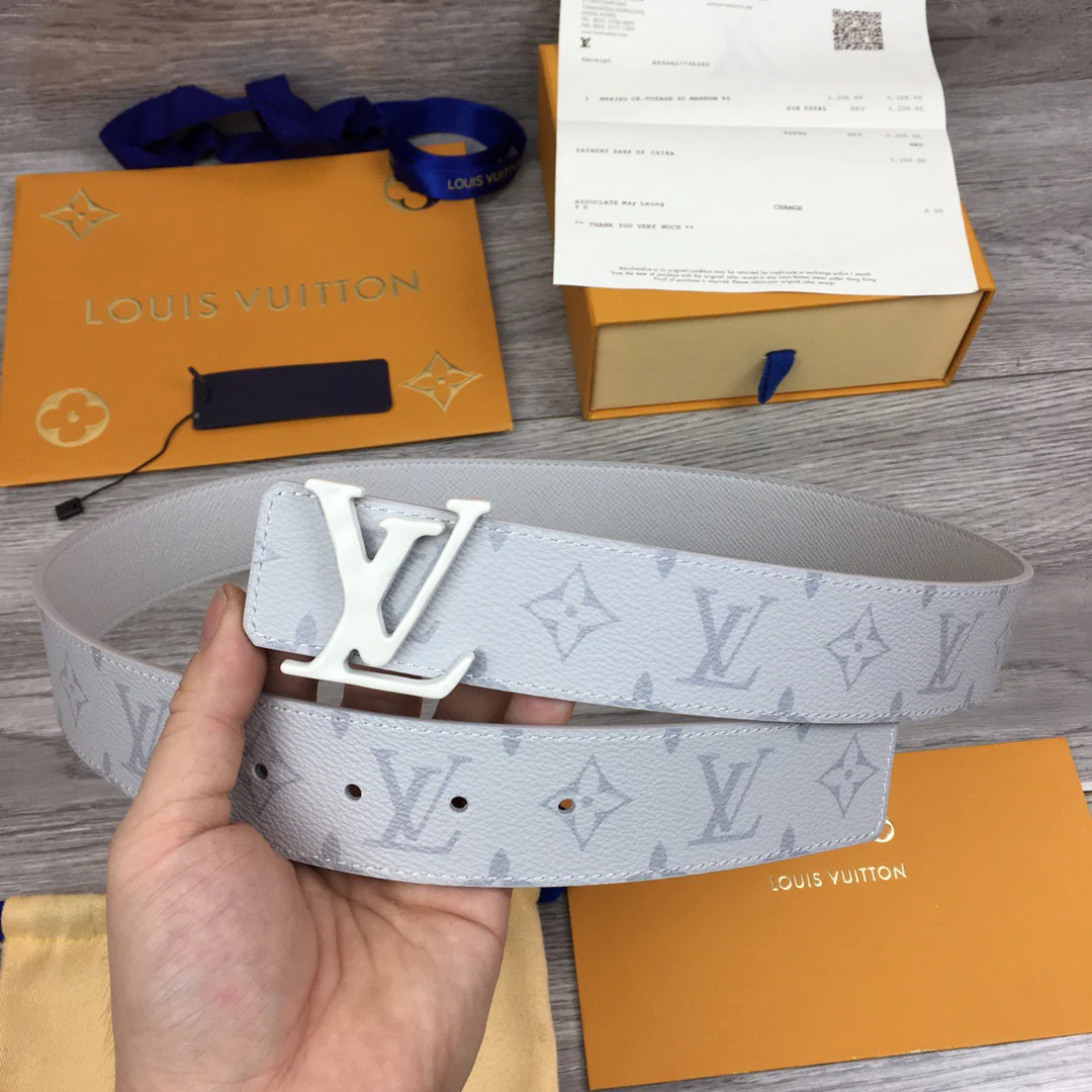 Black, Grey, Light Green And Blue Belts