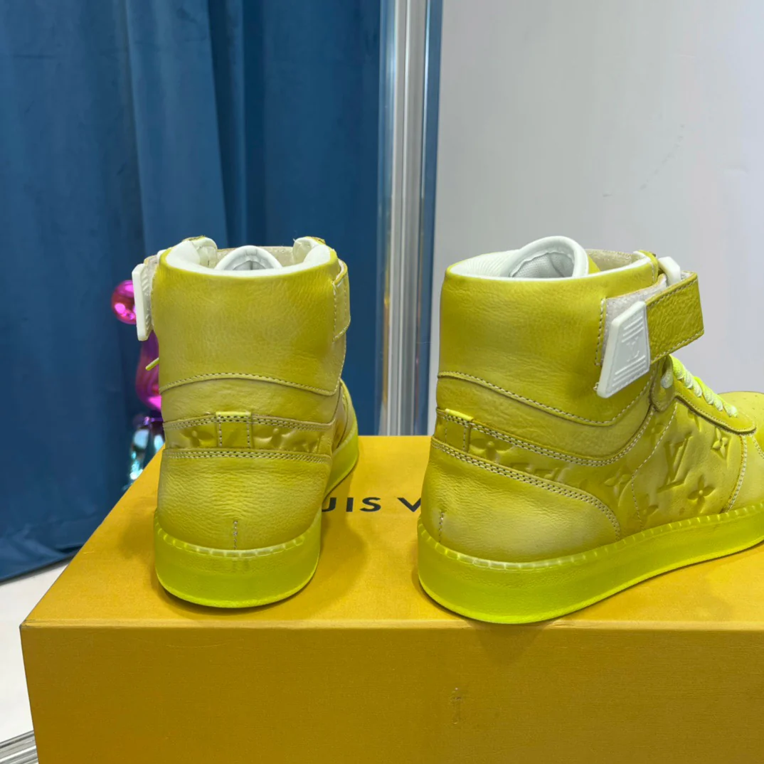 Green, Blue and Yellow Shoes