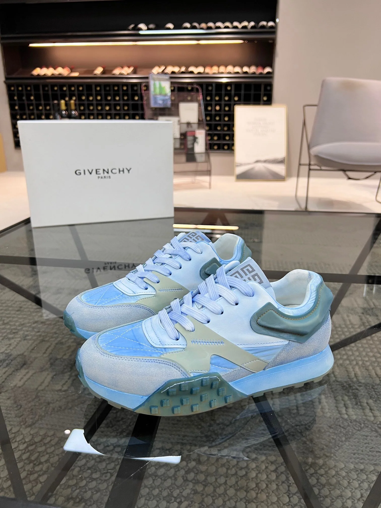 Orange, Light green, Yellow, White and Light Blue Shoes