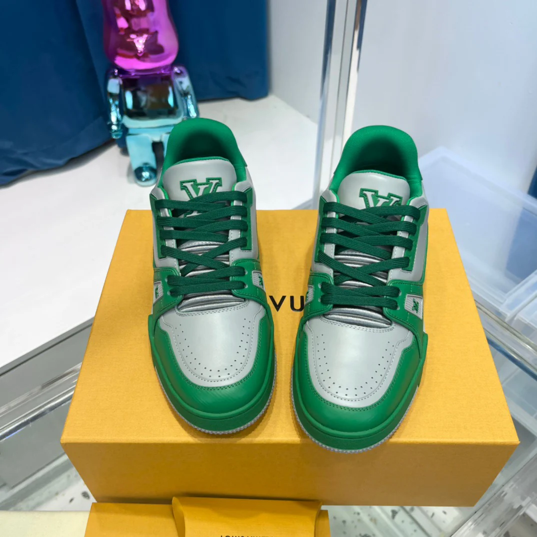 Green grey, Orange grey and Black grey Shoes