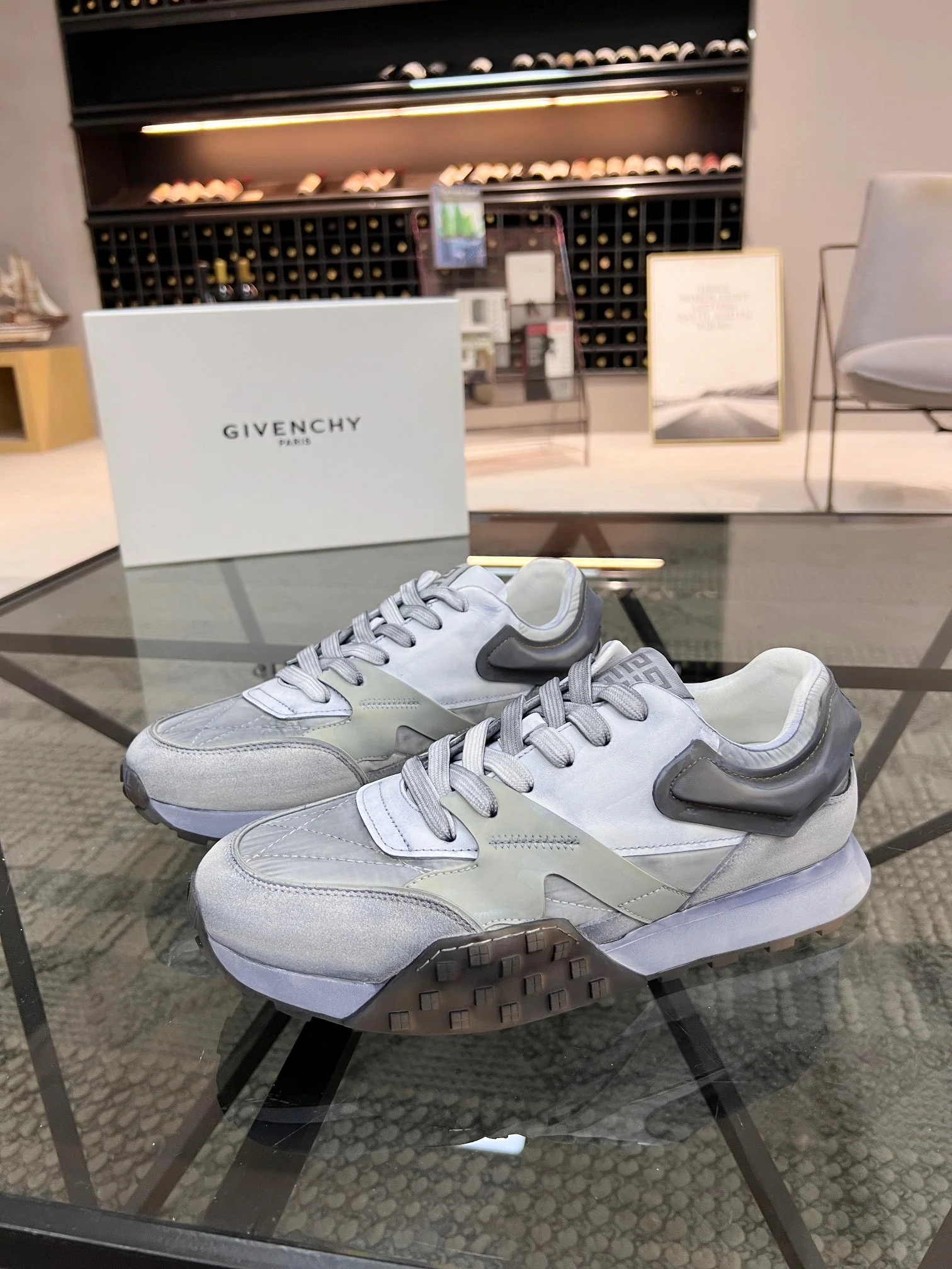 Orange, Light green, Yellow, White and Light Blue Shoes