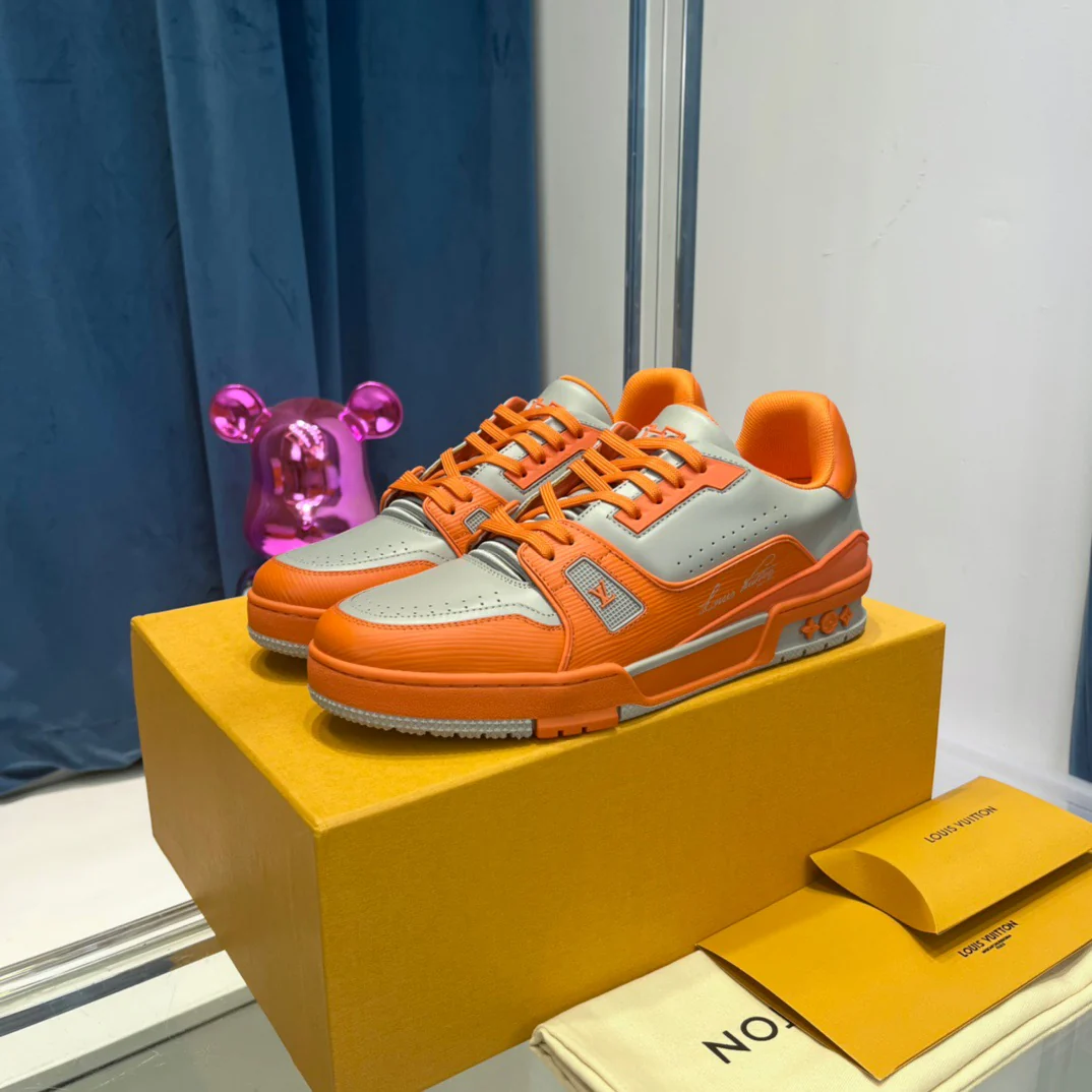 Green grey, Orange grey and Black grey Shoes