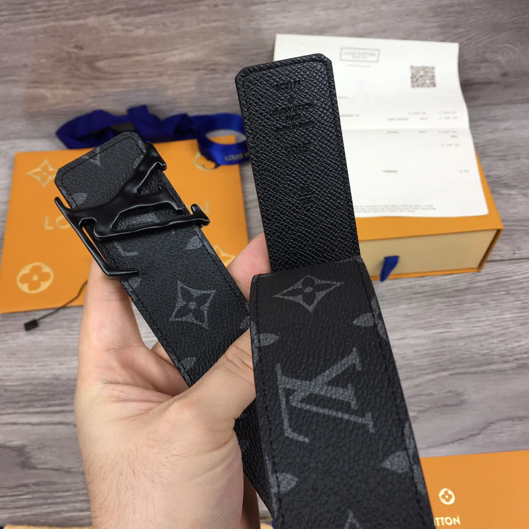 Black, Grey, Light Green And Blue Belts