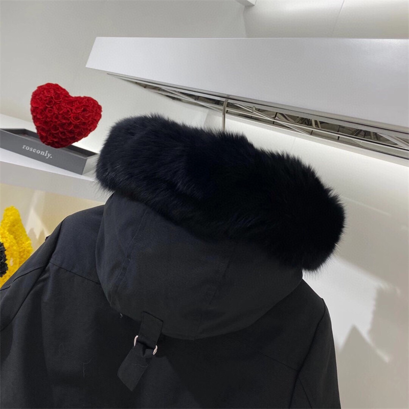 Winter jacket for women real fox fur XS-3XL