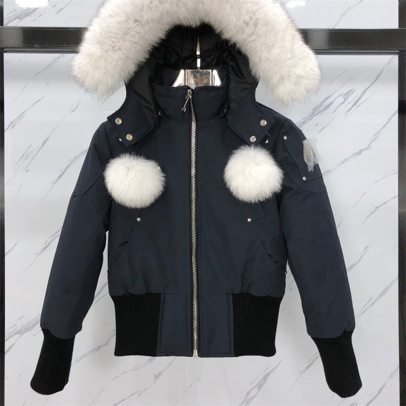 Winter jacket for women real fox fur XS-3XL