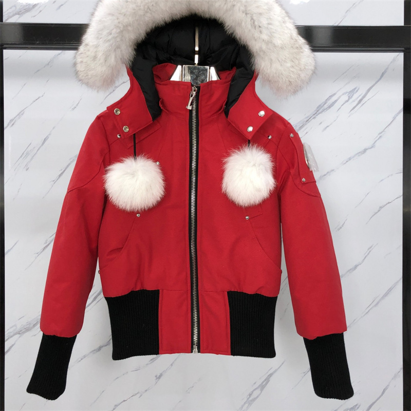 Winter jacket for women real fox fur XS-3XL