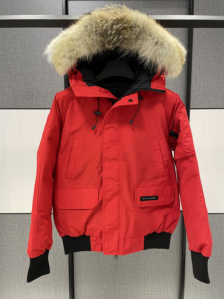 Puffer jacket for men real wolf fur winter jacket XS-3XL