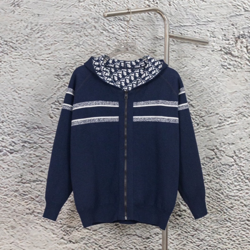 Knitted double-sided cashmere jacket High quality Cardigan S-XL