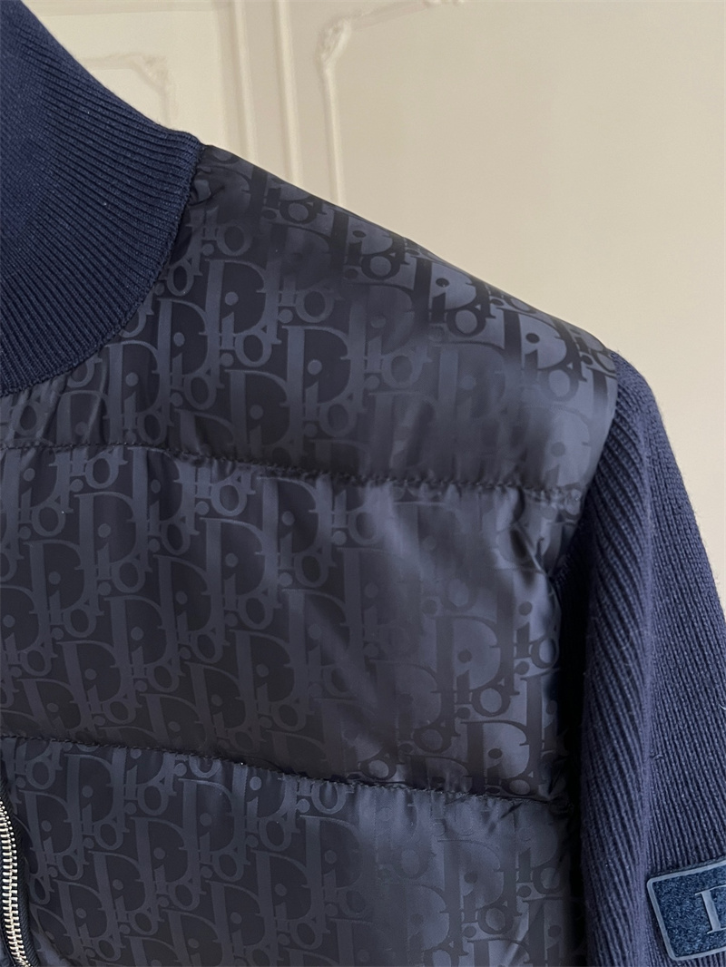 Men's Knitted Jacket Down splicing jacket S-XXL