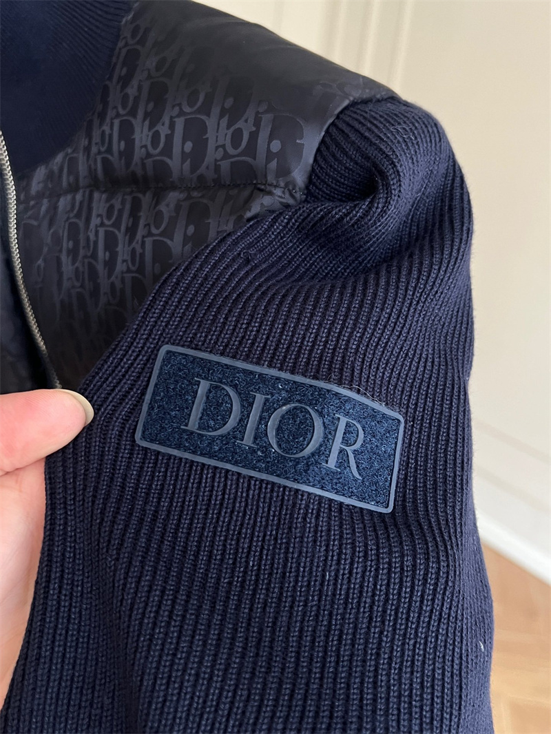 Men's Knitted Jacket Down splicing jacket S-XXL