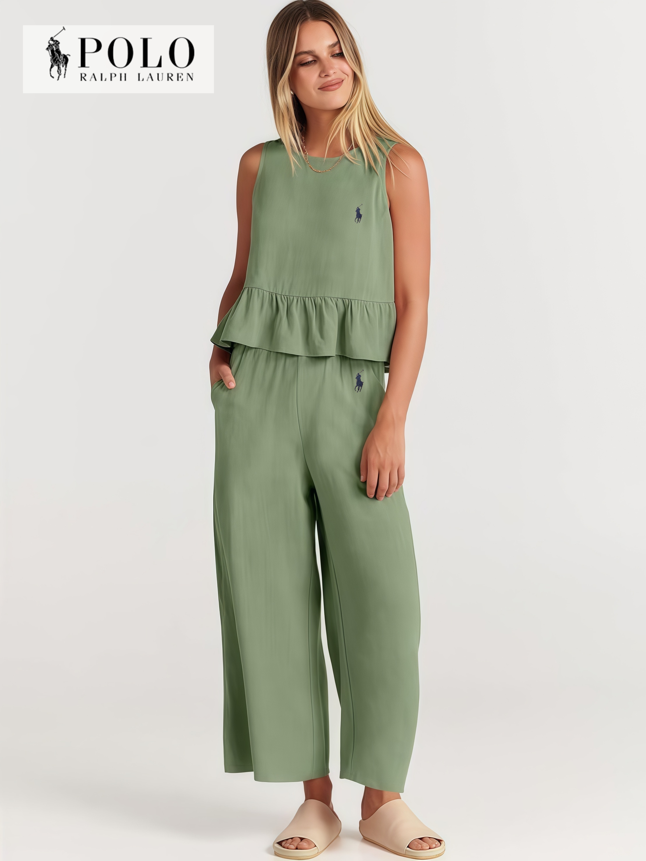 Women's Ruffle Two Piece Outfits