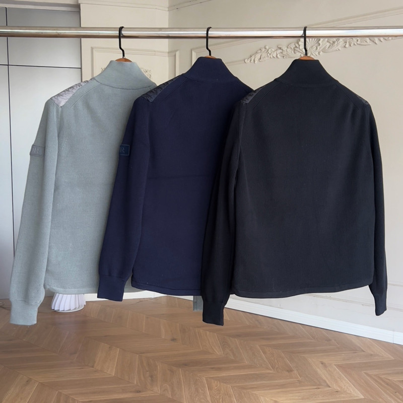 Men's Knitted Jacket Down splicing jacket S-XXL