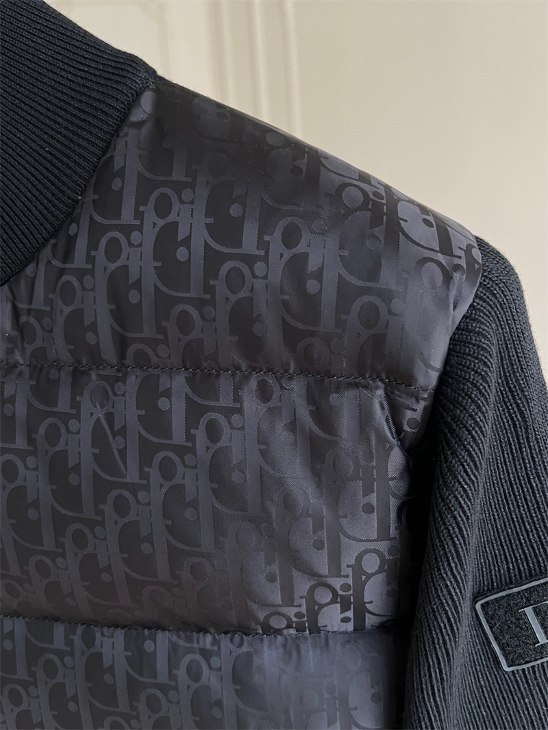 Men's Knitted Jacket Down splicing jacket S-XXL