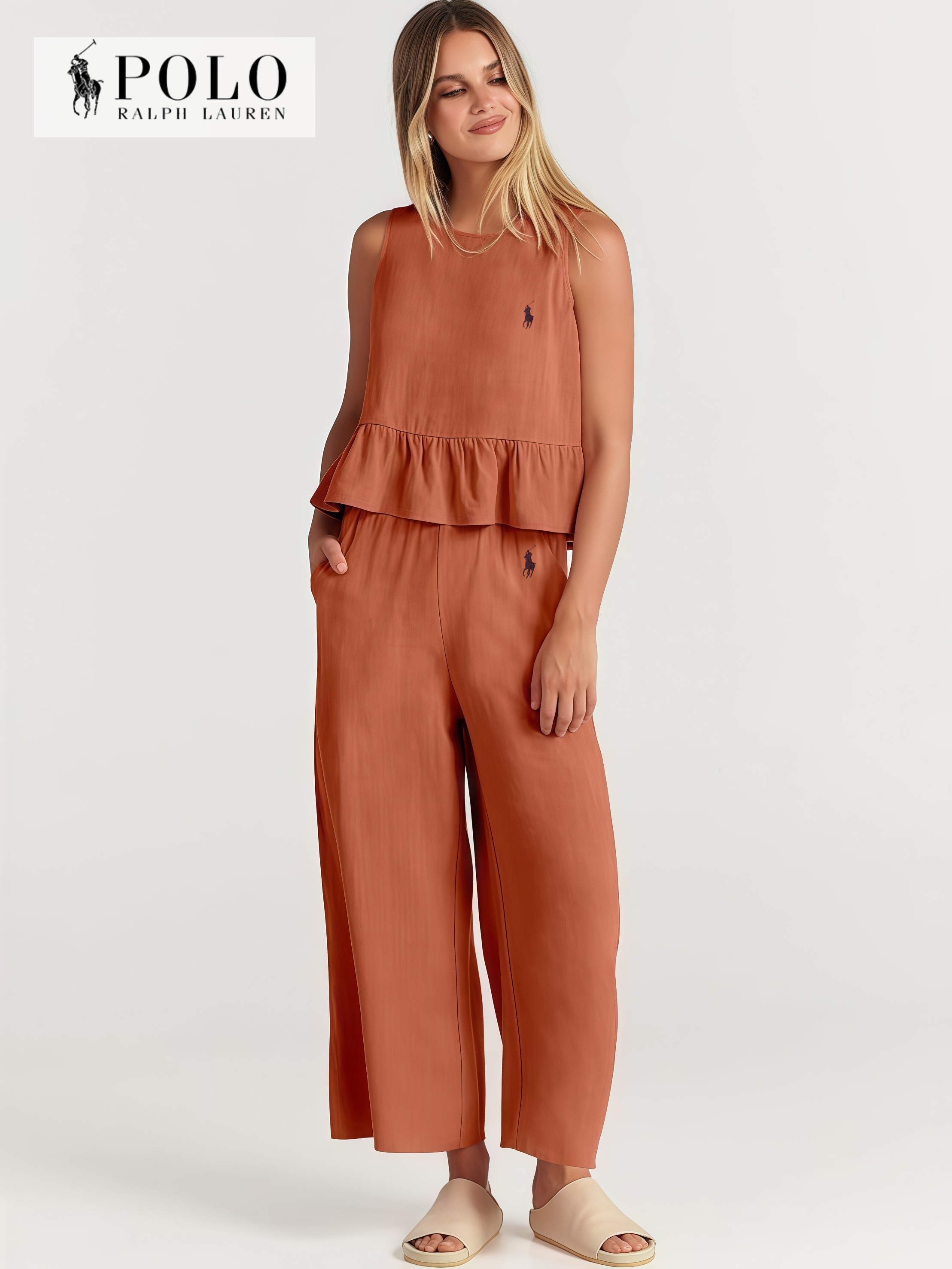 Women's Ruffle Two Piece Outfits