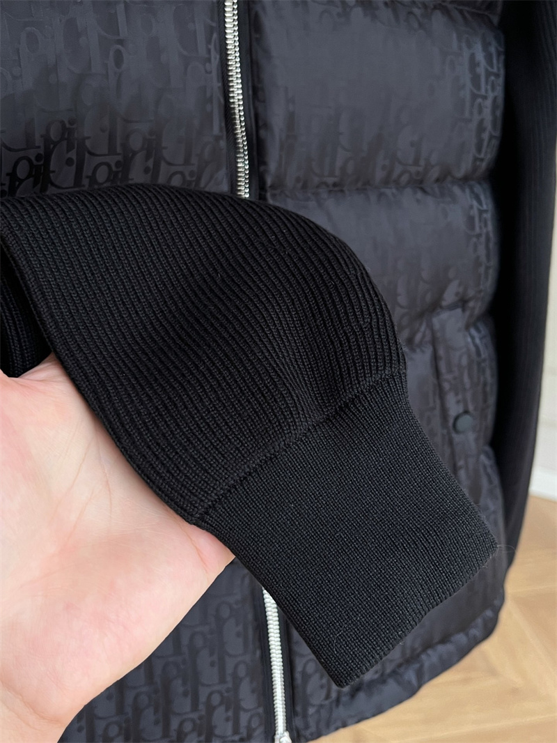 Men's Knitted Jacket Down splicing jacket S-XXL