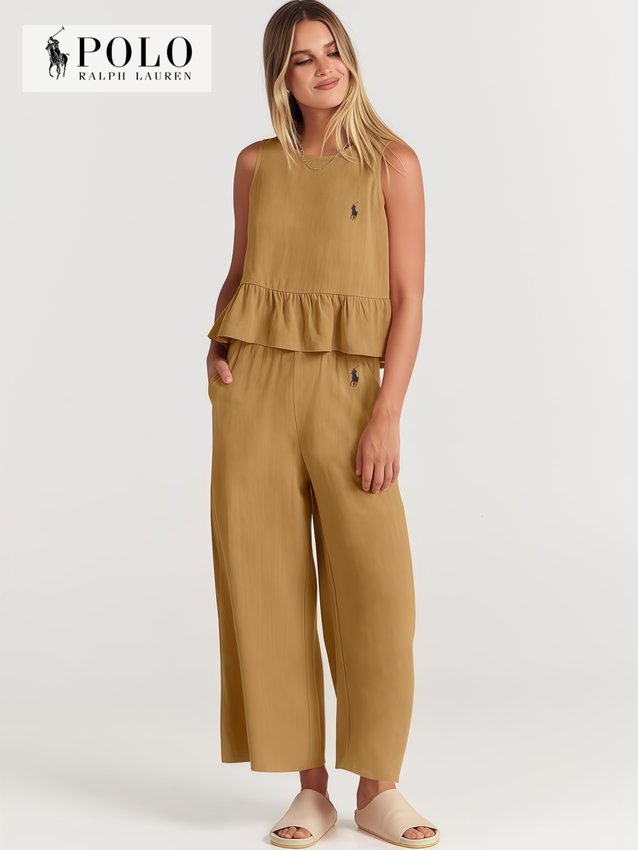 Women's Ruffle Two Piece Outfits