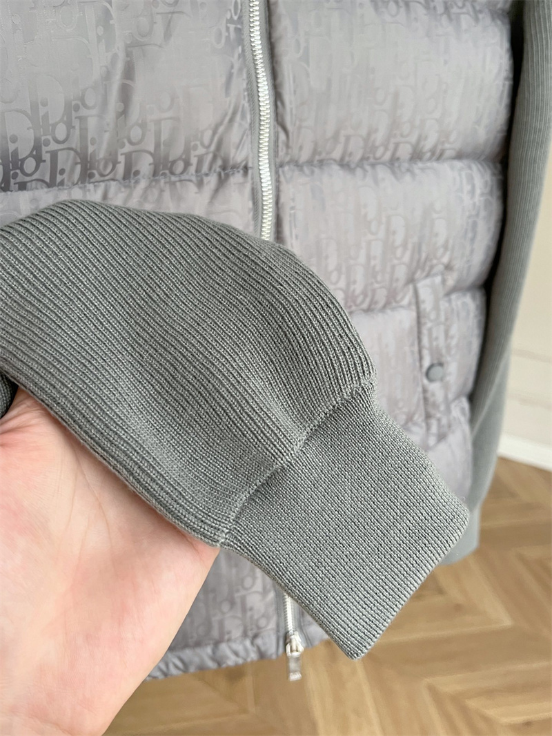 Men's Knitted Jacket Down splicing jacket S-XXL