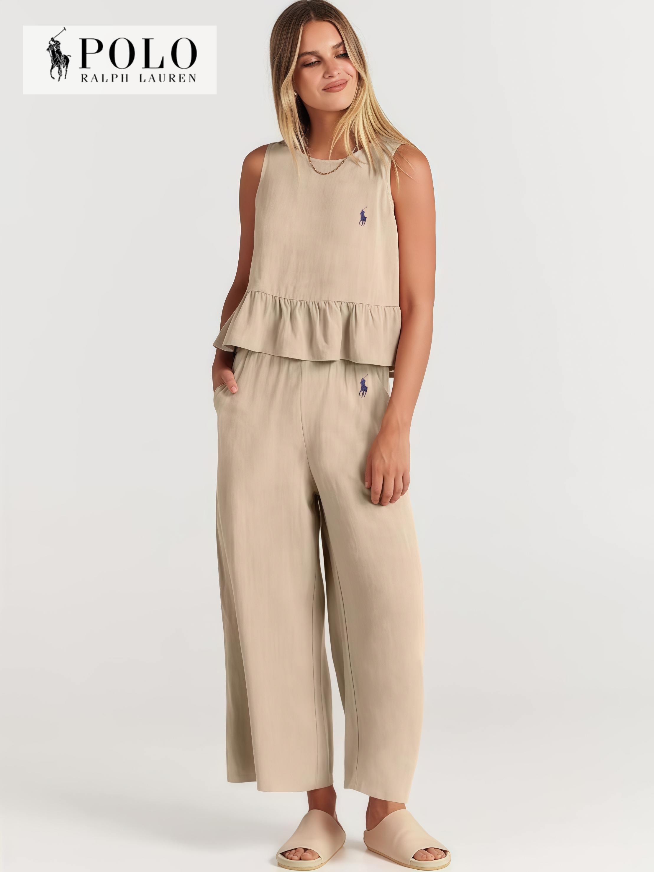 Women's Ruffle Two Piece Outfits