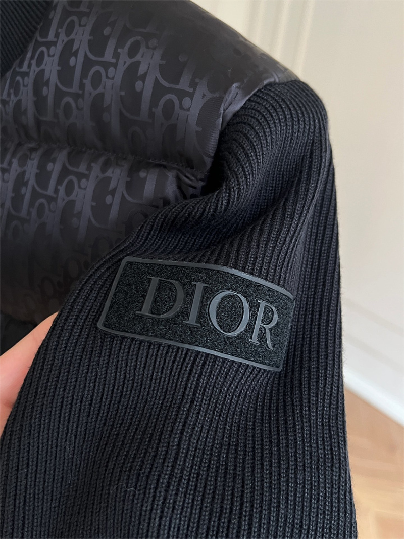 Men's Knitted Jacket Down splicing jacket S-XXL