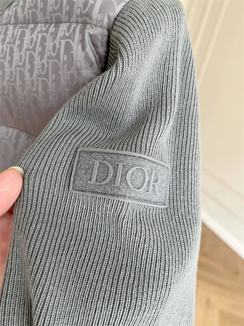 Men's Knitted Jacket Down splicing jacket S-XXL