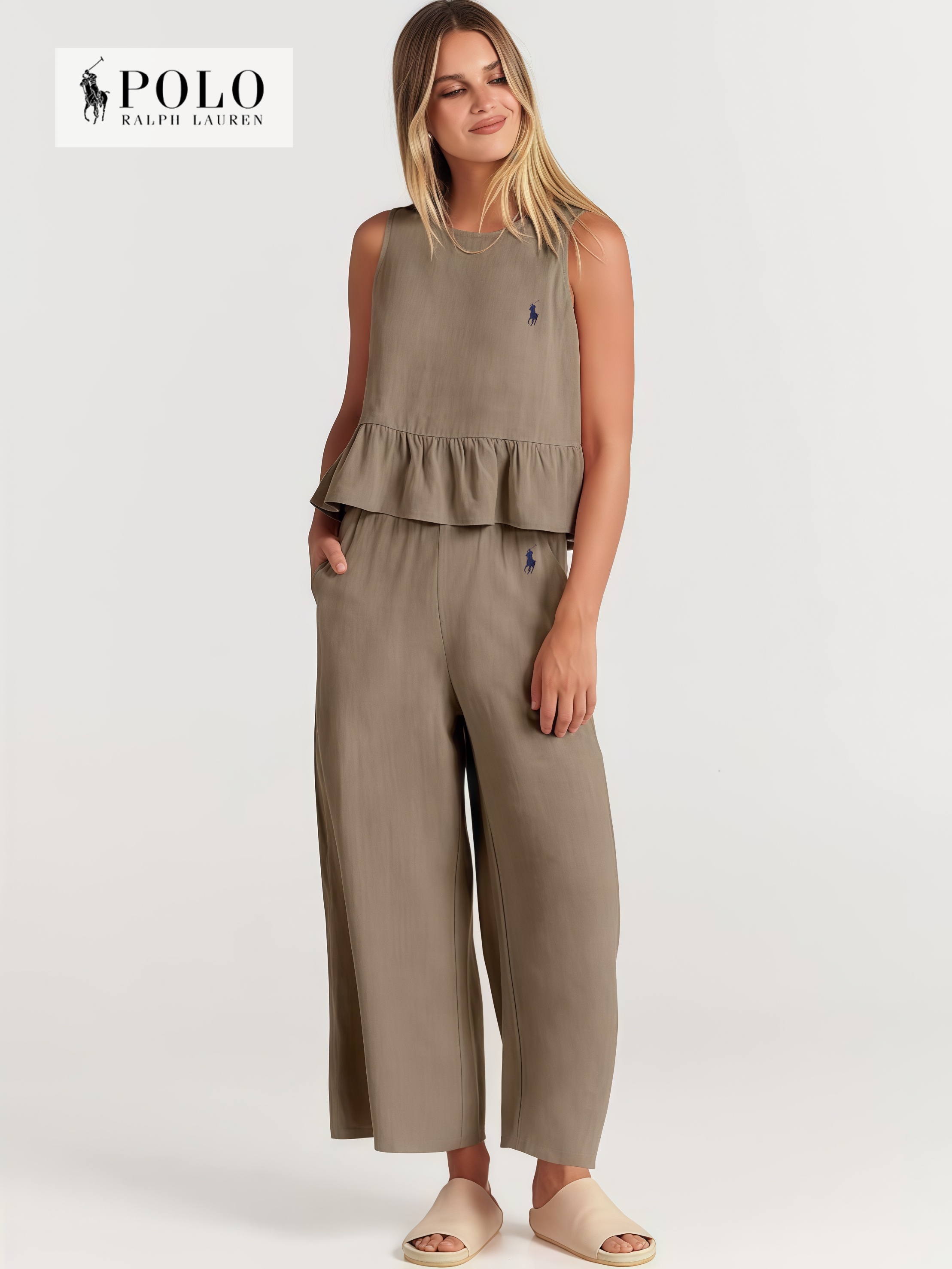 Women's Ruffle Two Piece Outfits