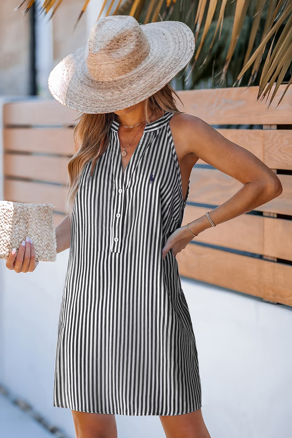 Ralph Lauren Marina Striped Cover-Up Mini Dress (BUY 2 FREESHIPPING)