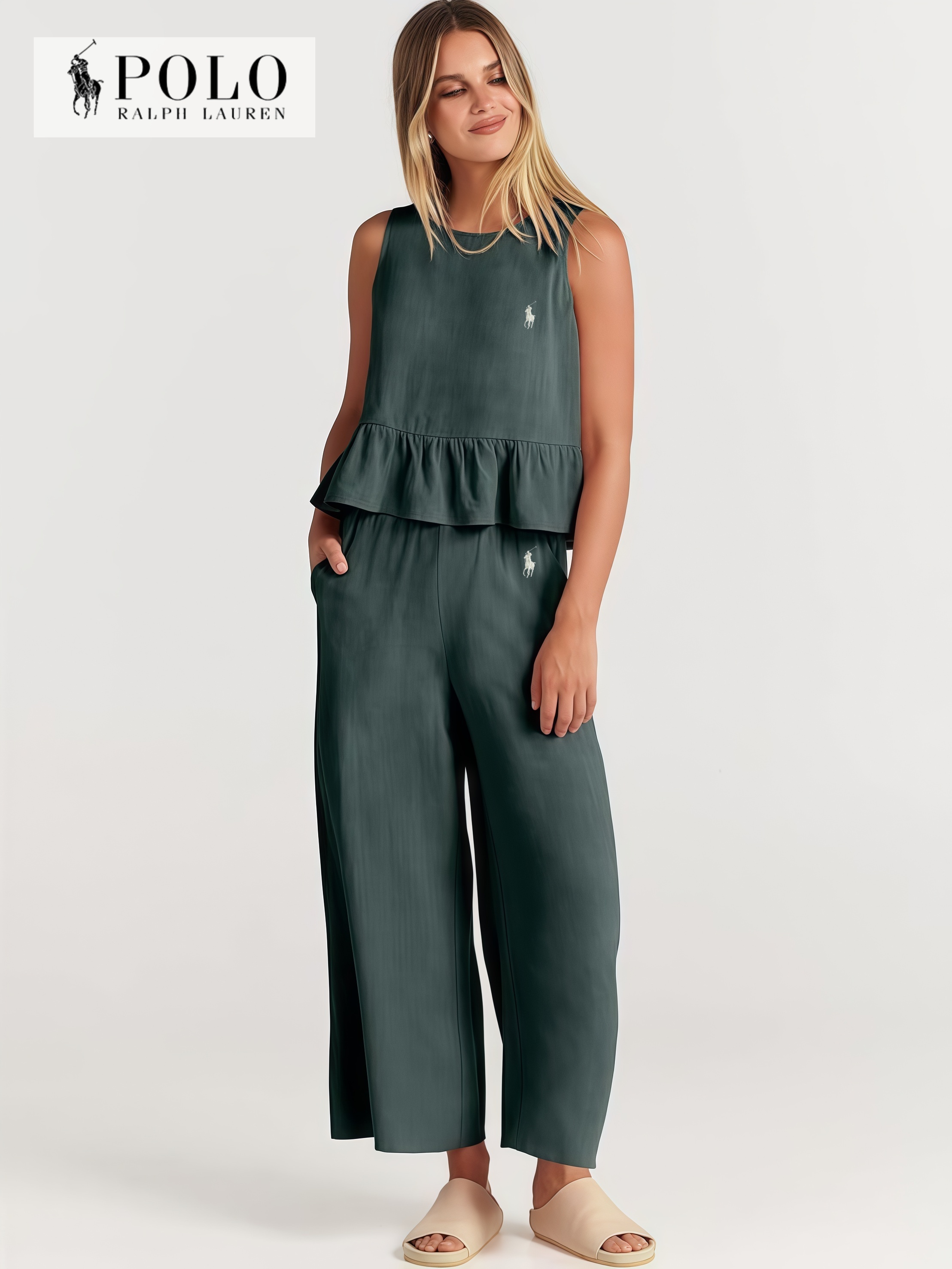 Women's Ruffle Two Piece Outfits