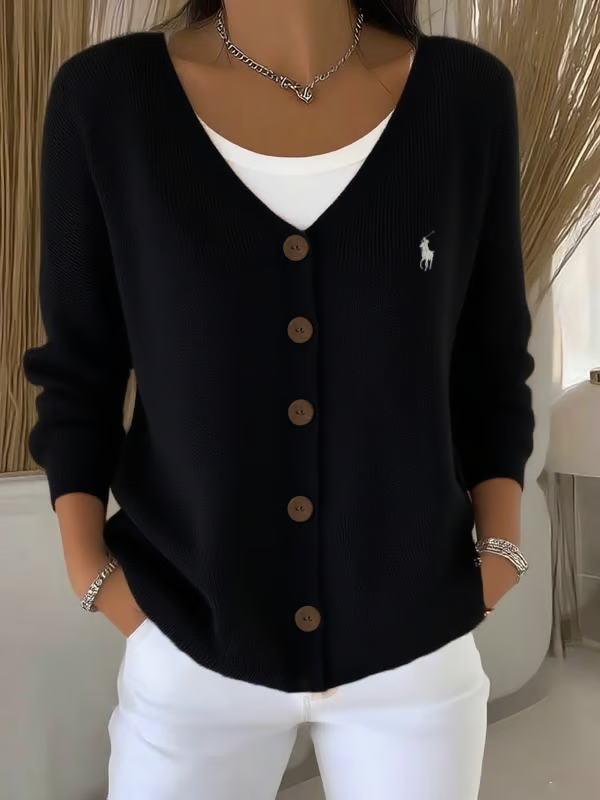 Ralph Lauren Women's Casual Autumn Knitted Cardigan