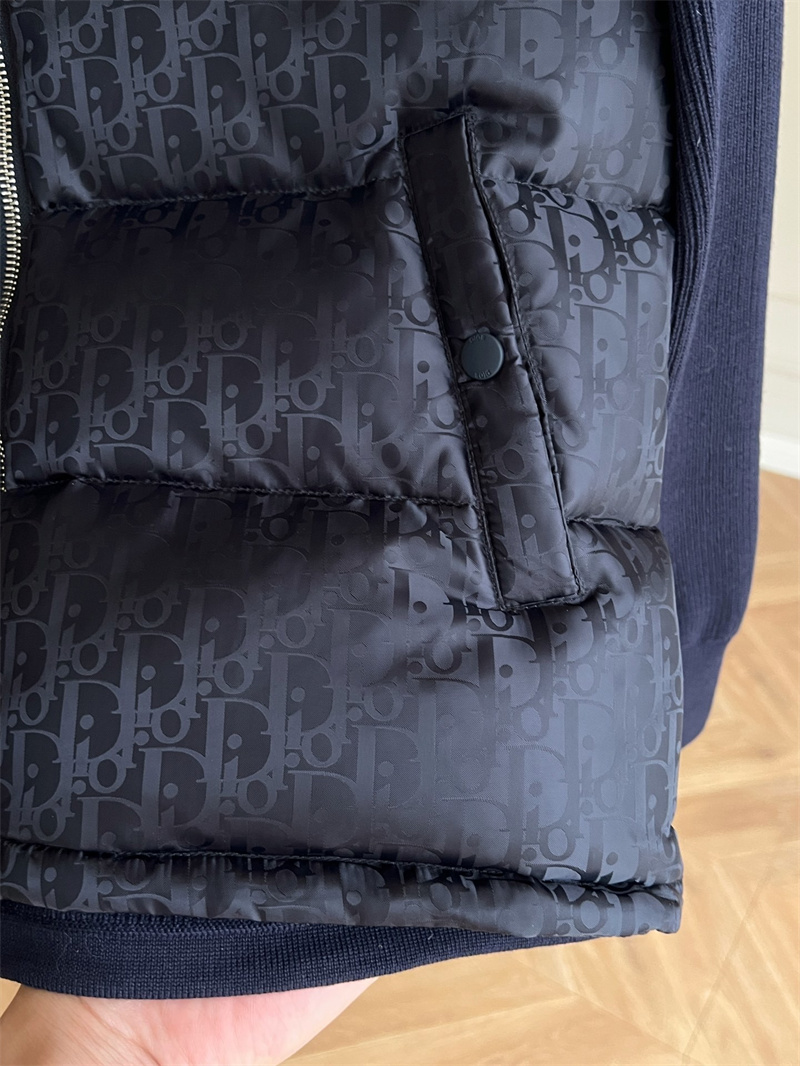 Men's Knitted Jacket Down splicing jacket S-XXL