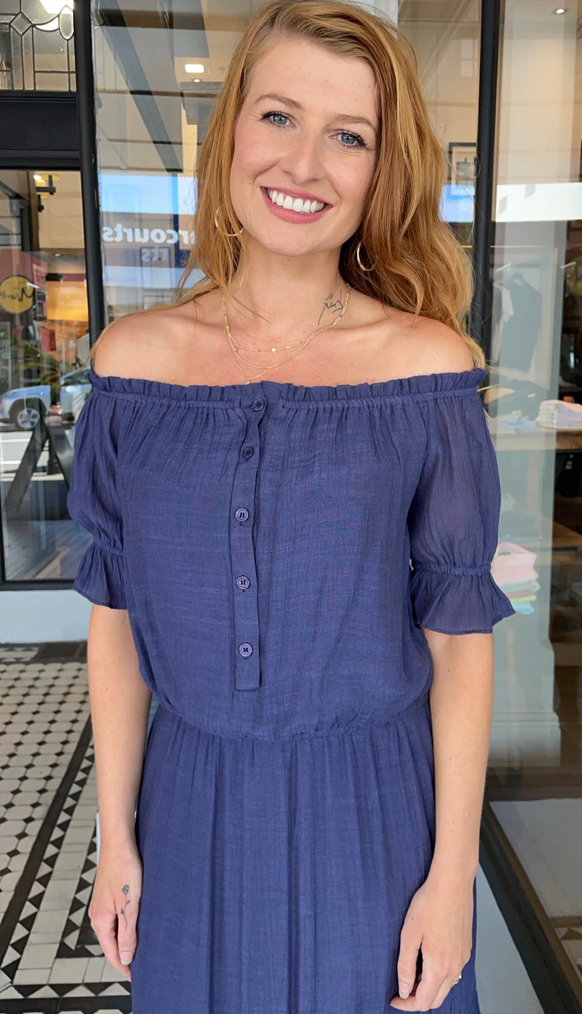 Sorrento Textured Crop Top Midnight