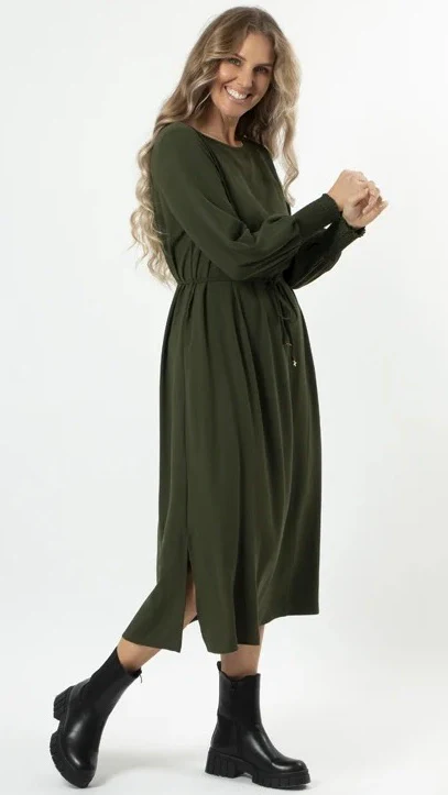 Santiago Dress Khaki