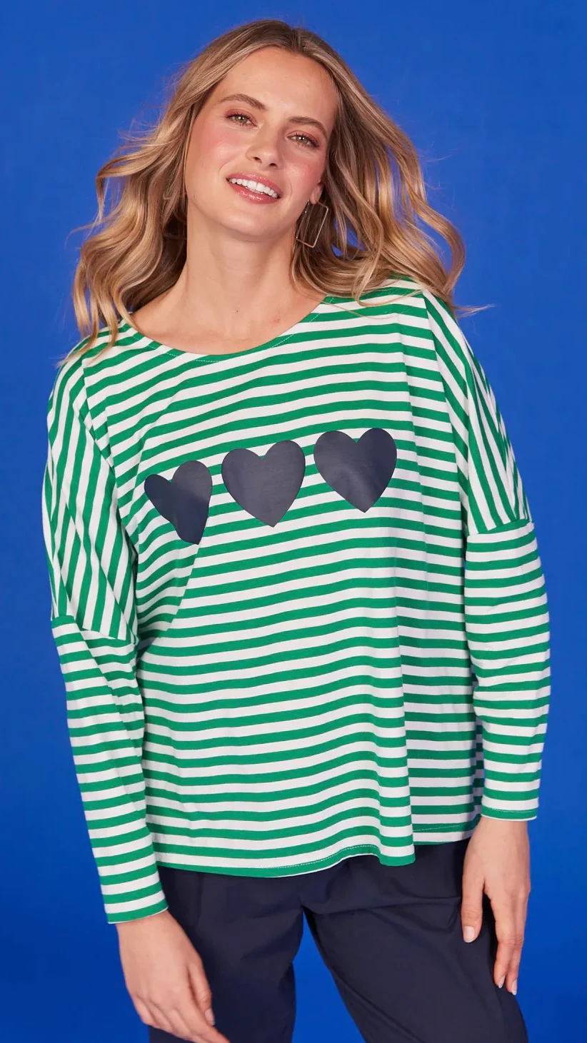 Mala Tshirt Emerald Heart