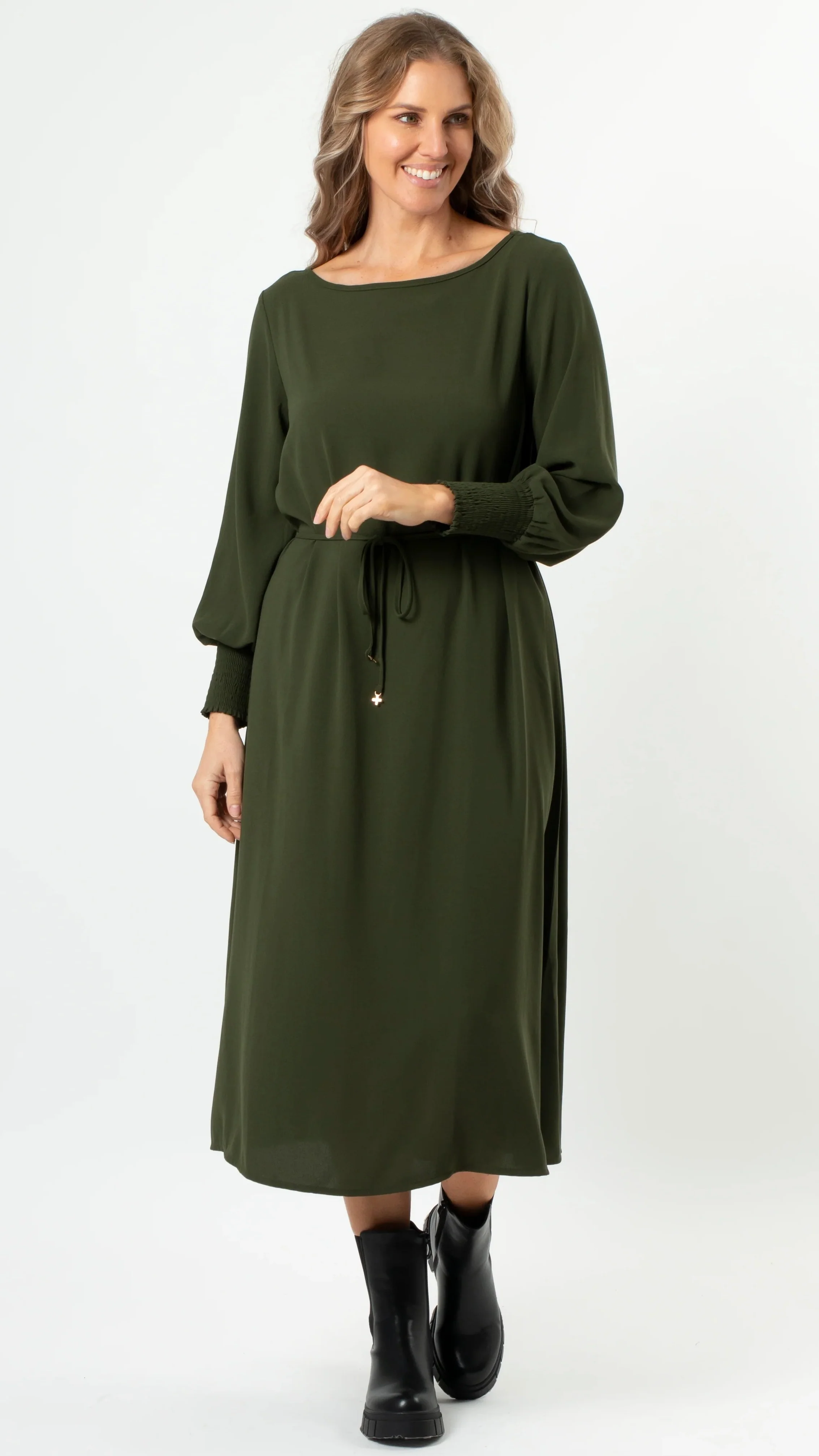 Santiago Dress Khaki