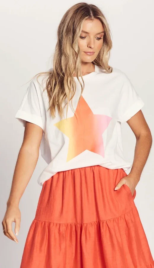 The Relaxed Tee White