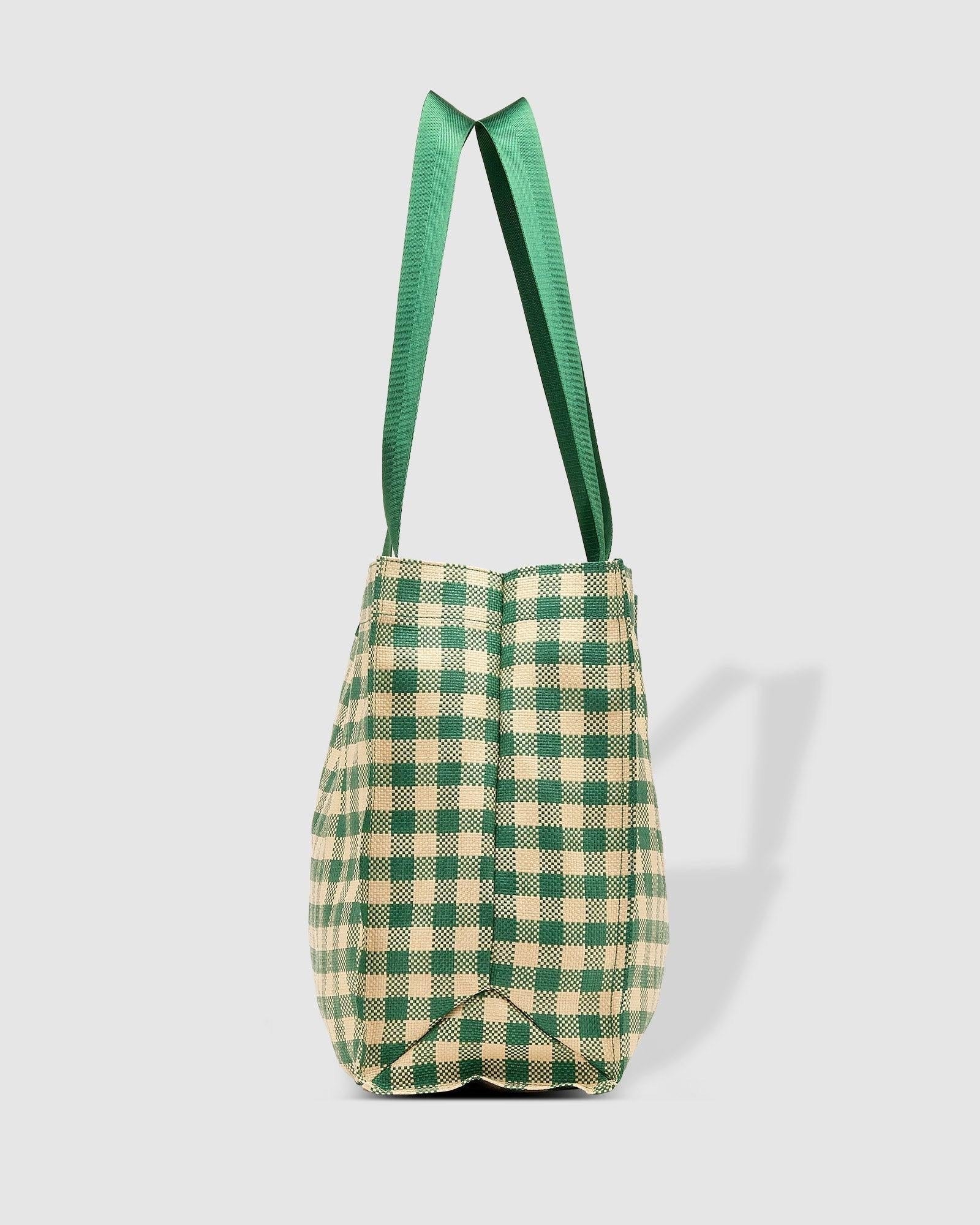 Simpson Shopper Bag Green Cream