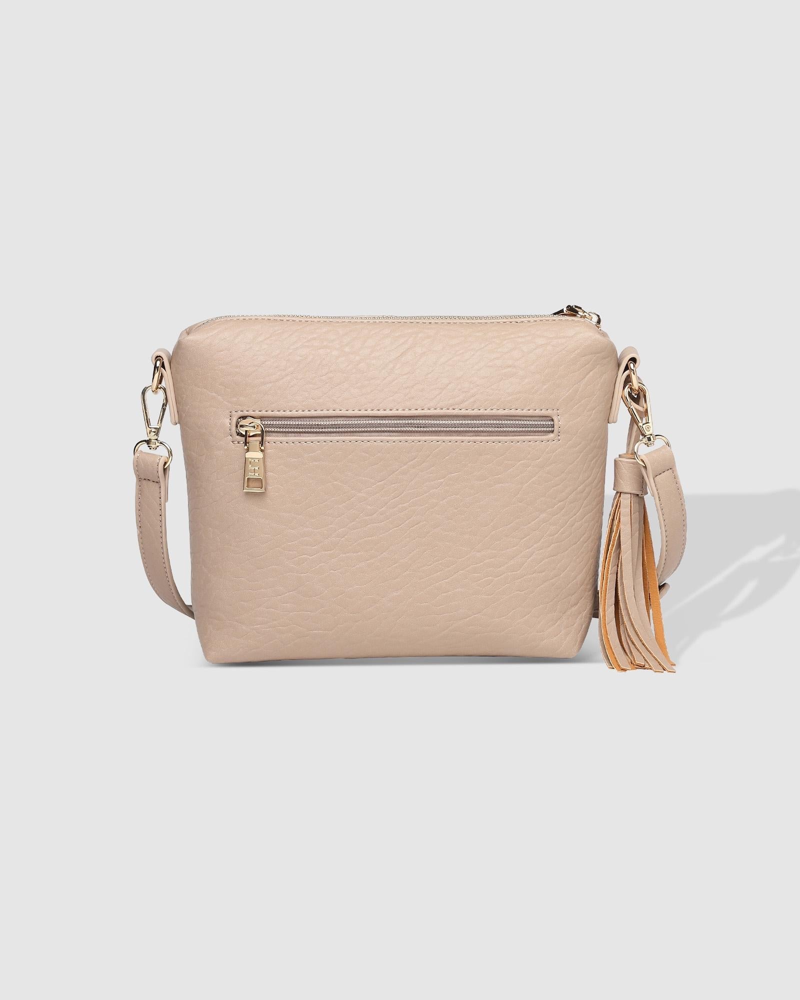 Kasey Textured Crossbody Bag Putty