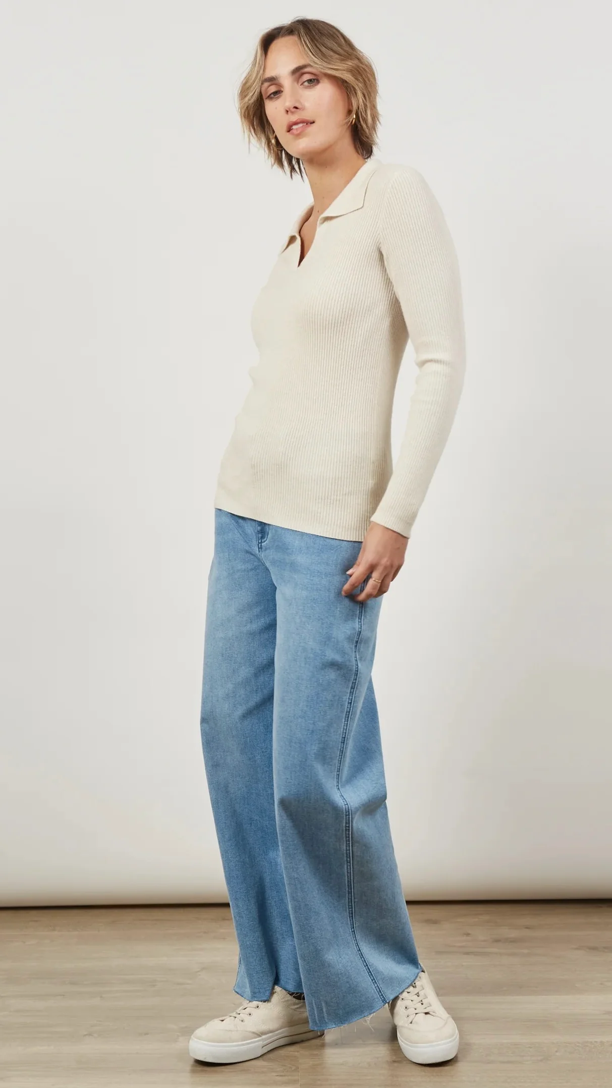 Cosmo Knit Top Creme