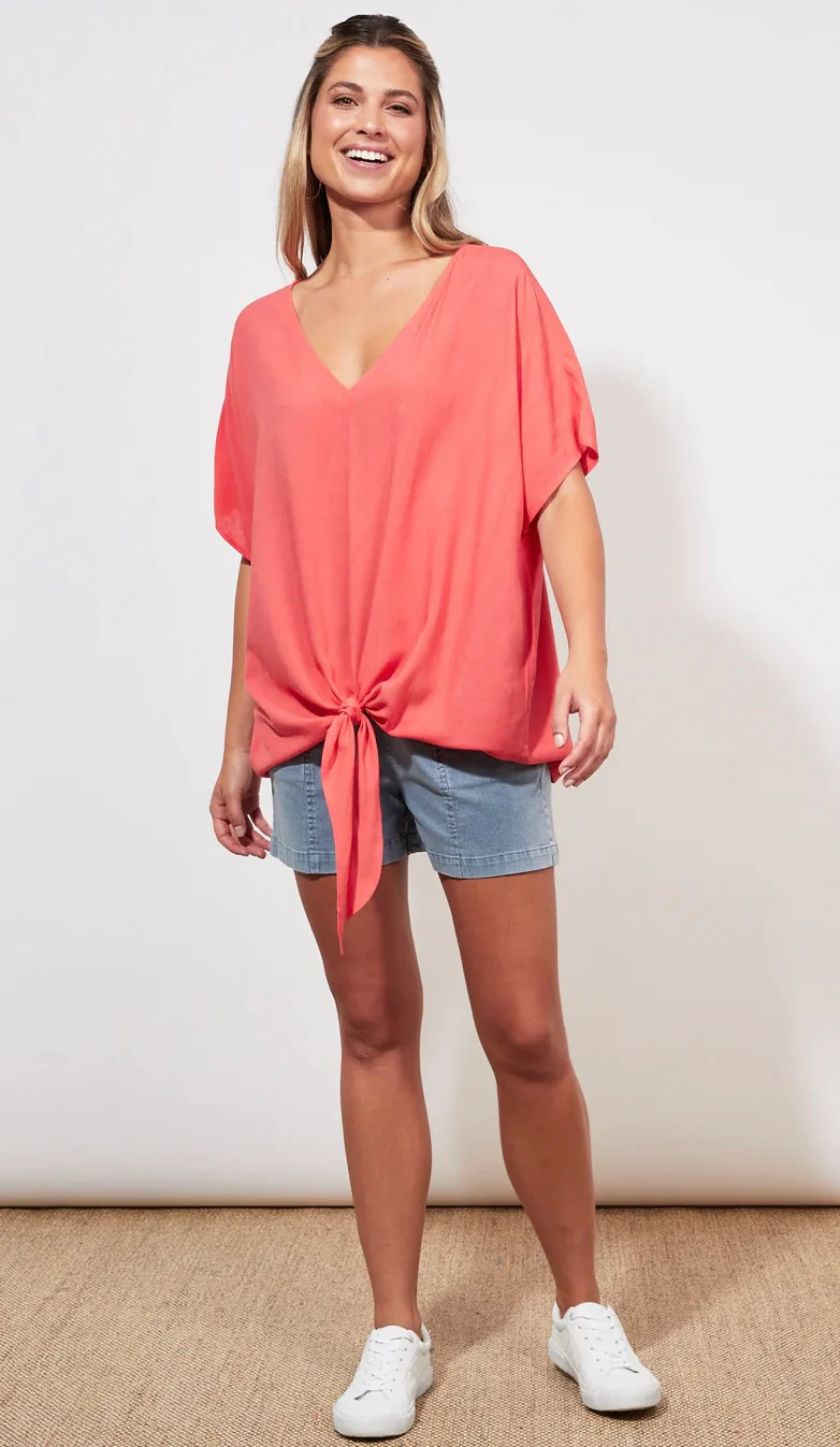 Tropicana Tie Top Coral